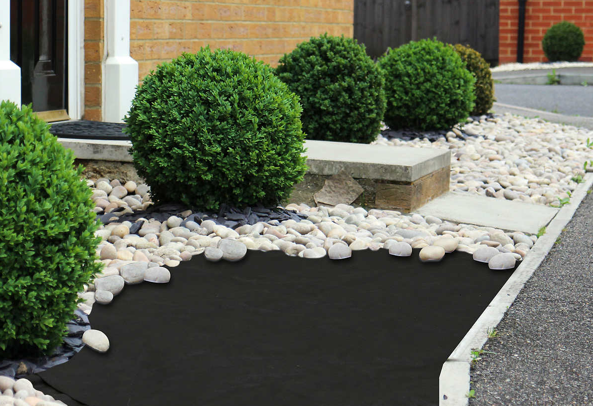 How to use landscape fabric in garden?
